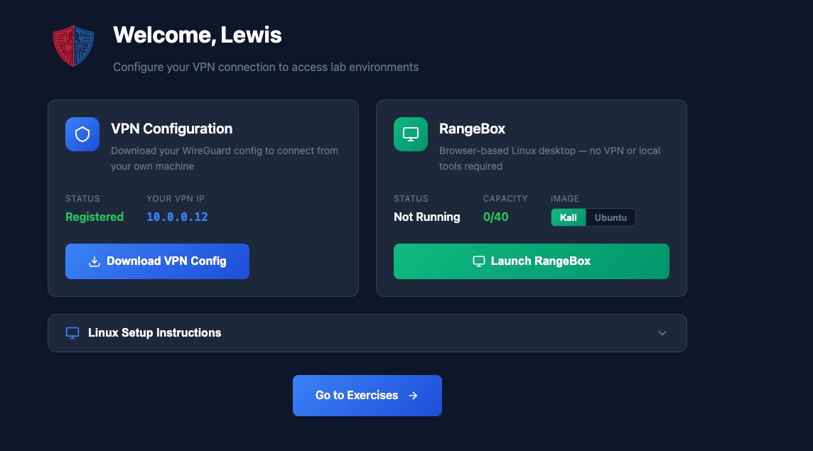 RangeBox browser desktop
